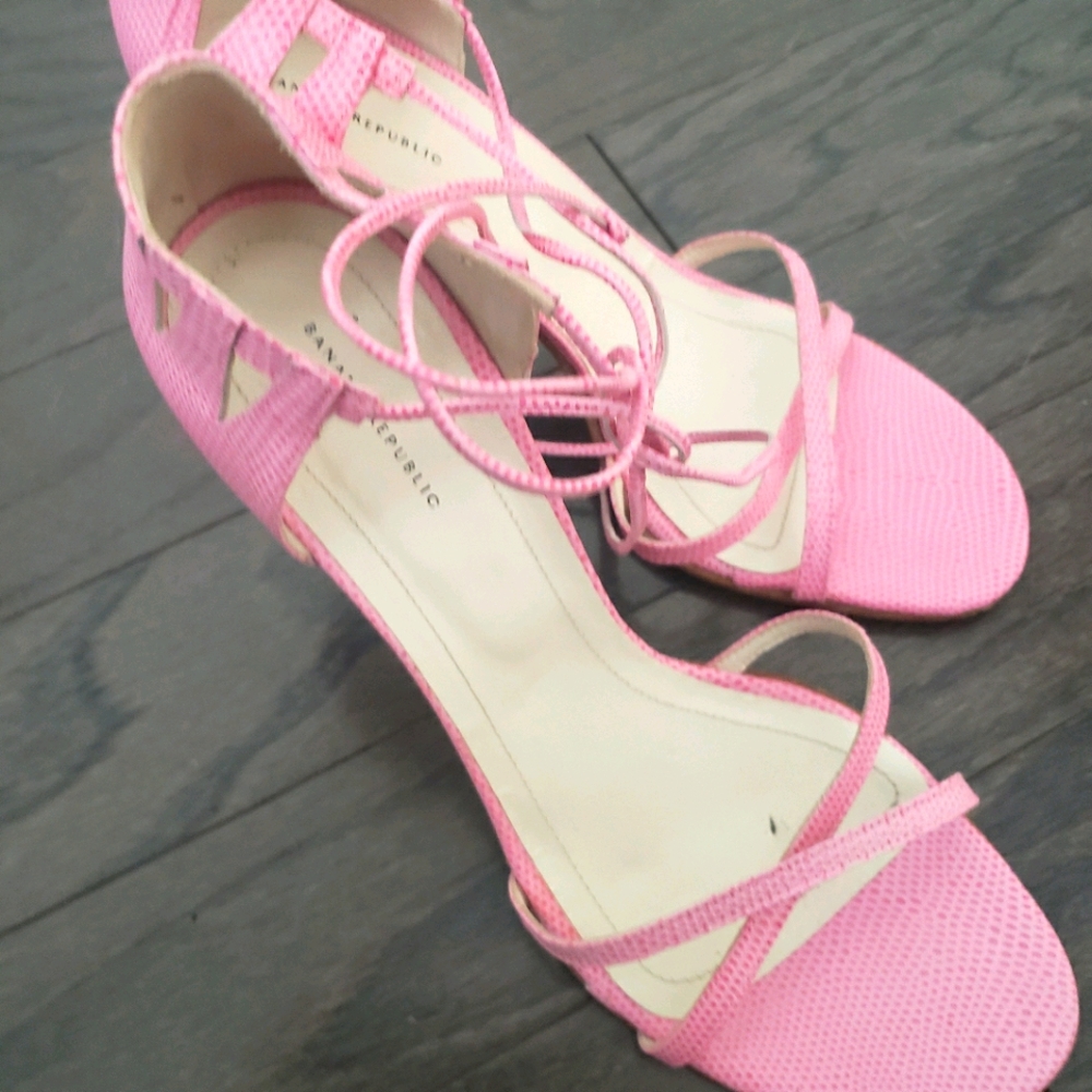Lace up heels